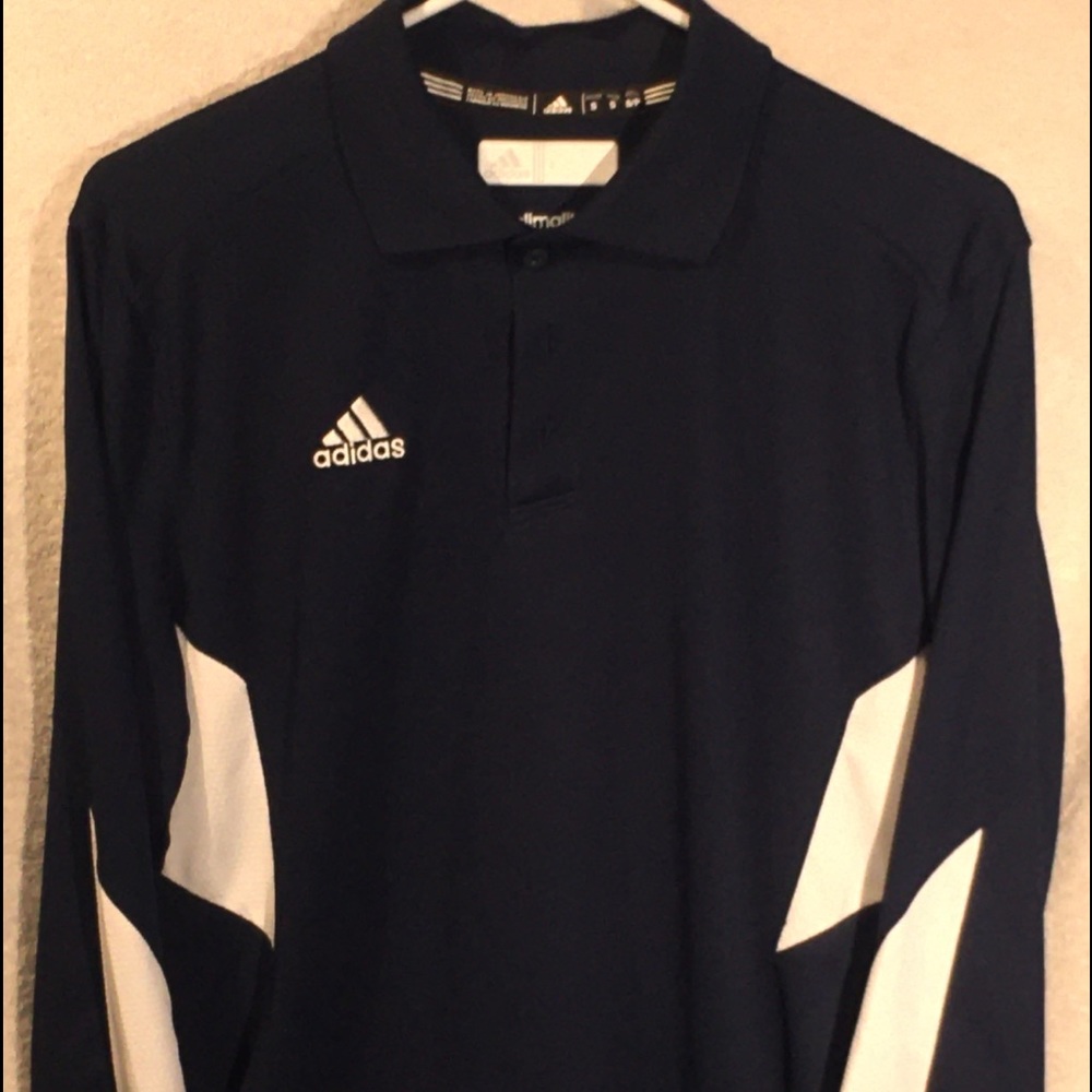 Men’s Adidas Climalite Long Sleeve Polo